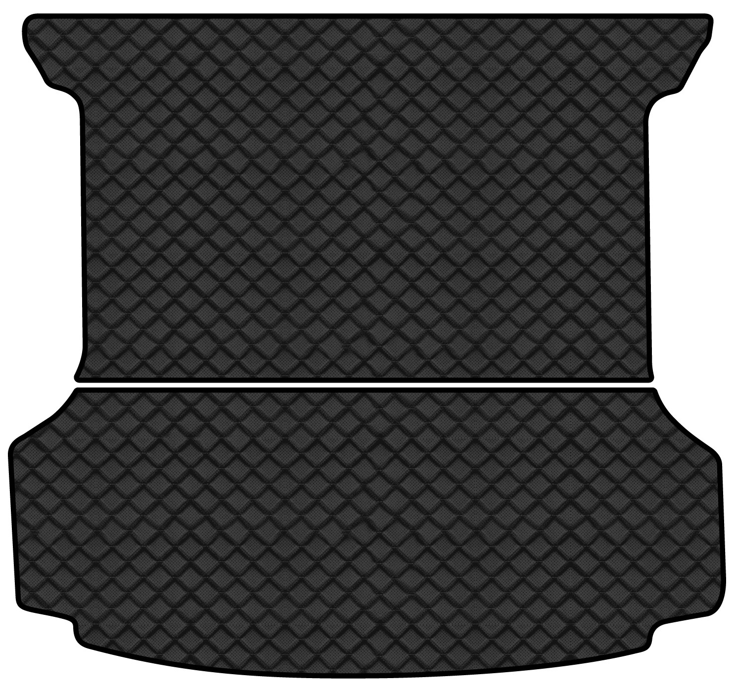 Коврик из экокожи в багажник авто EVAtech для ID.6 Crozz PRO 6 seats Volkswagen 2021 1 поколение SUV China (VW43842BE2BBLB) - Фото 1