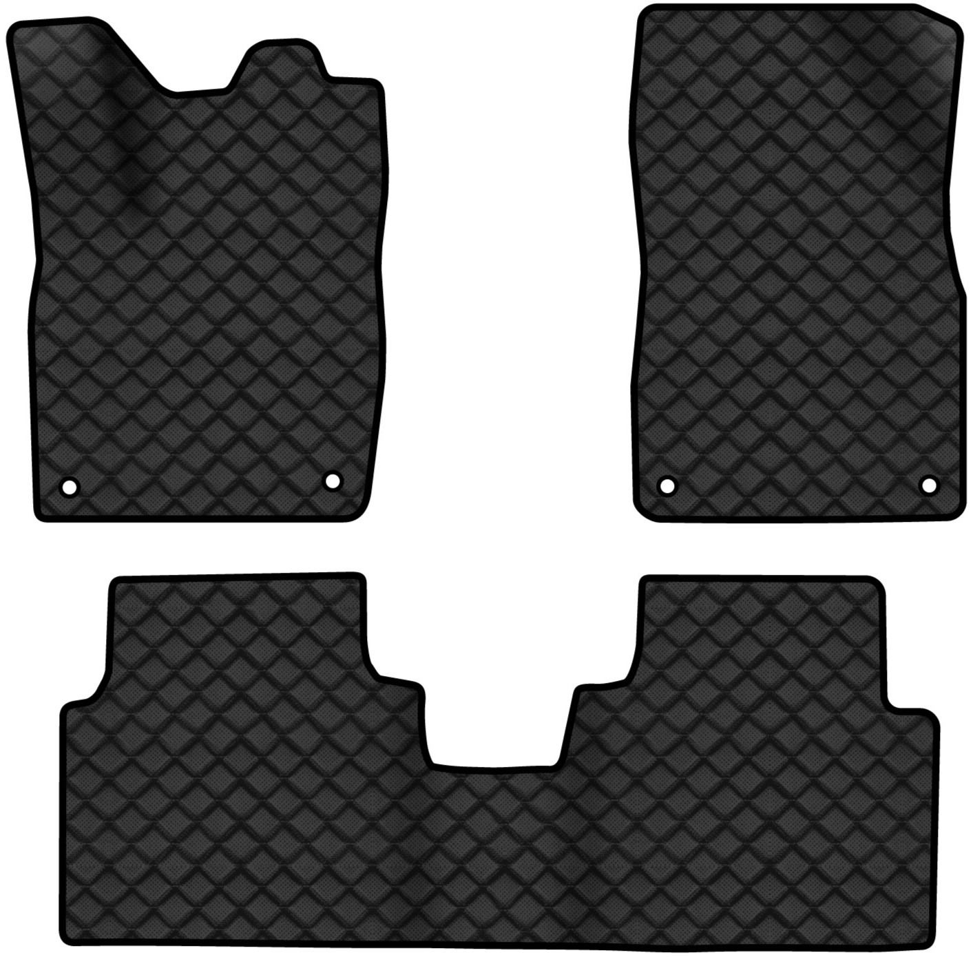 Коврики из экокожи в салон авто EVAtech ECO для ID.6 Crozz PRO 6 seats Volkswagen 2021 1 поколение SUV China VW43842ZD3AV4BBLB - Фото 1