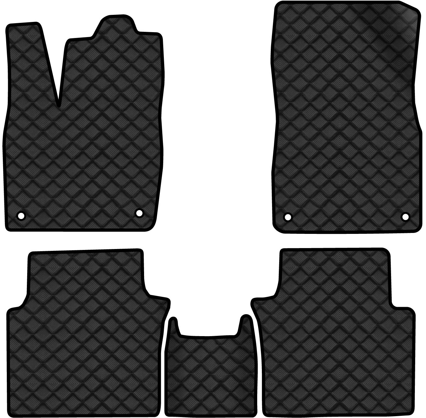 Коврики из экокожи в салон авто EVAtech ECO для ID.6 Crozz PRO 7 seats Volkswagen 2021 1 поколение SUV China VW43843C5AV4BBLB - Фото 1