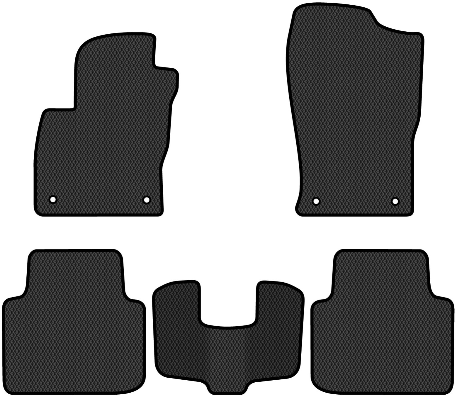 EVA килимки в салон авто EVAtech для Arteon Volkswagen 2017 1 покоління Liftback EU (VW51024CP5AV4RBB) - Фото 1