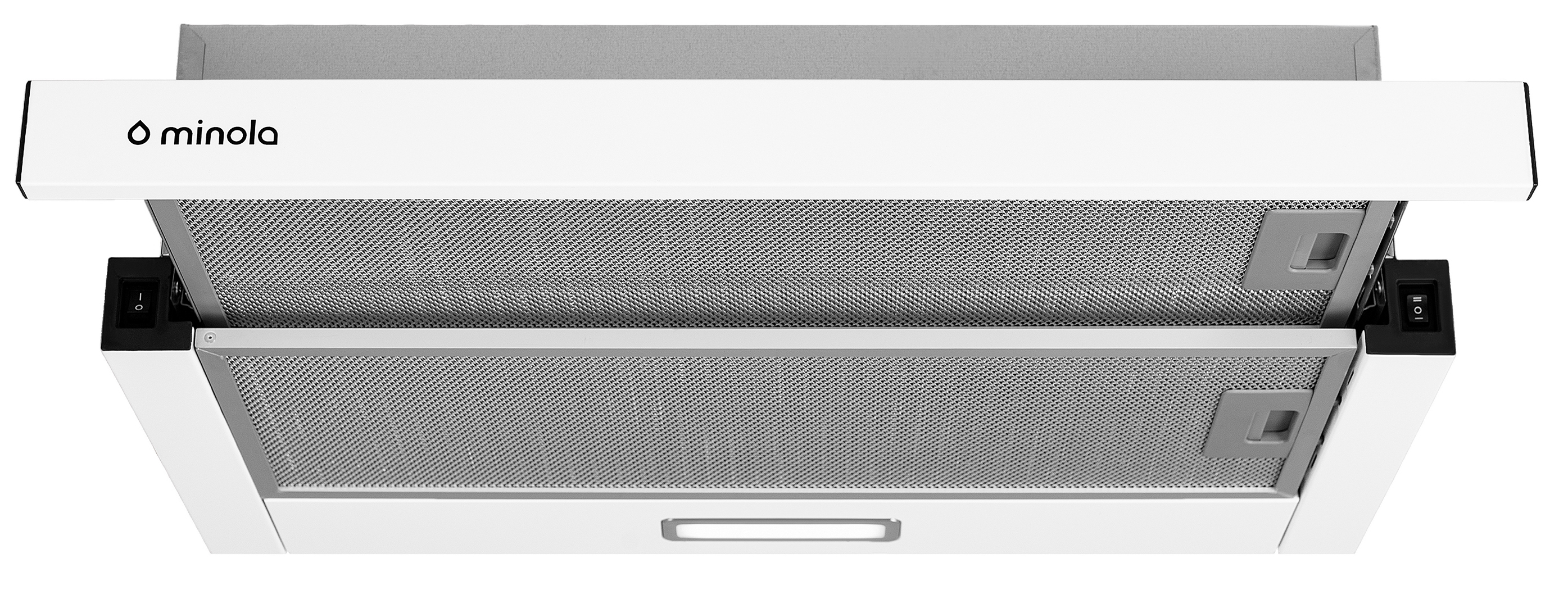 Вытяжка встраиваемая Minola HTL 614 WH LED - Фото 1
