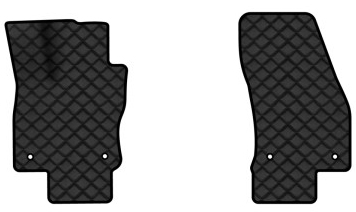 Коврики из экокожи в салон авто передние EVAtech ECO для Tiguan Allspace 7 seats Volkswagen 2016-2020 1 поколение SUV USA VW1727AJ2AV4BBLB - Фото 1