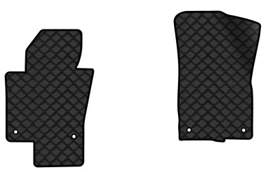 Коврики из экокожи в салон авто передние EVAtech для Passat (B6) (with armrest) Volkswagen 2005-2010 6 поколение Sedan EU (VW31277AW2TL4BBB) - Фото 1