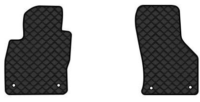 Коврики из экокожи в салон авто передние EVAtech ECO для Passat (B8) Volkswagen 2014-2023 8 поколение Combi EU VW31151AS2AV4BBB - Фото 1