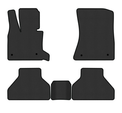 EVA килимки в салон авто EVAtech для X5 (E70) (open threshold) BMW 2006-2013 2 покоління SUV USA (BM33438C5BW4RBB) - Фото 1