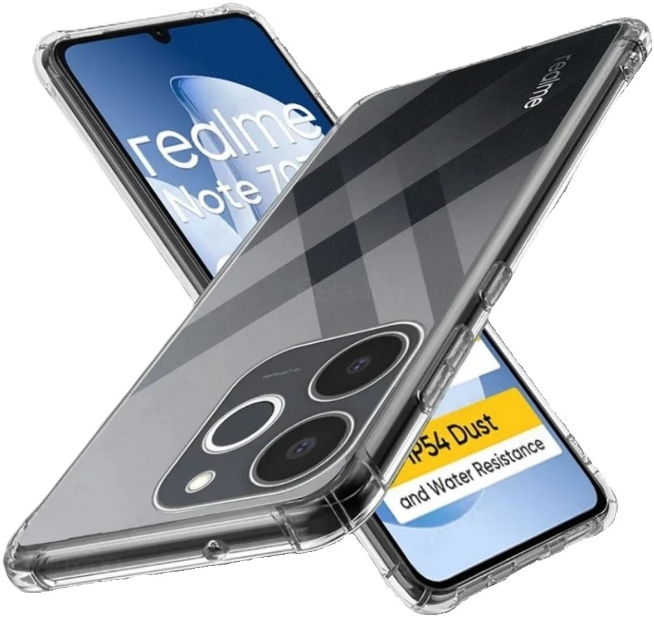 Купить Чехол для смартфона BeCover Anti-Shock for Realme Note 70 Clear (714701) - Фото 1 Чехол для смартфона BeCover Anti-Shock for Realme Note 70 Clear (714701) - Фото 1