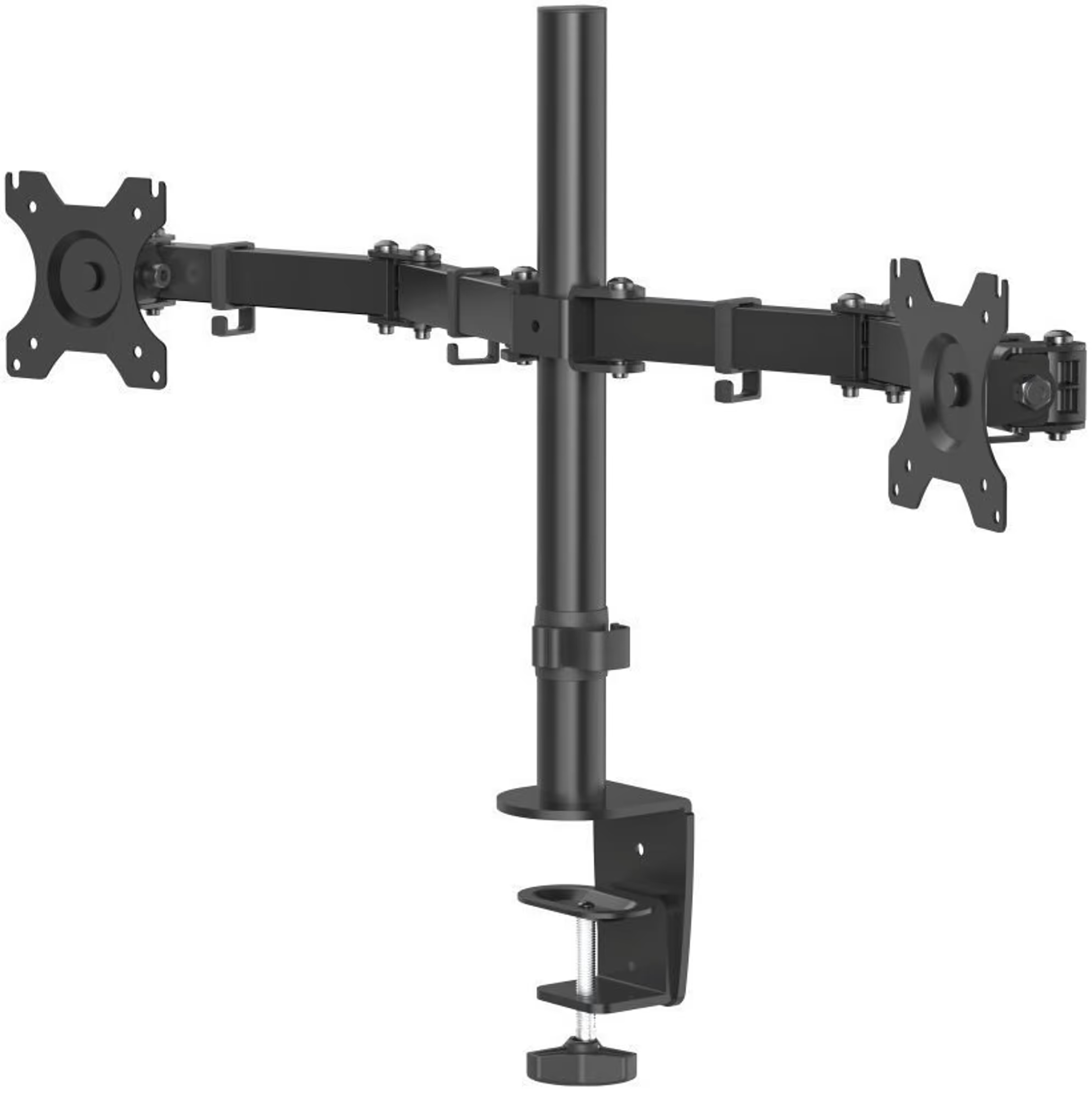 Крепление настольное Hama 00118491 Holder 2 33-81 см 2 scr Black - Фото 1