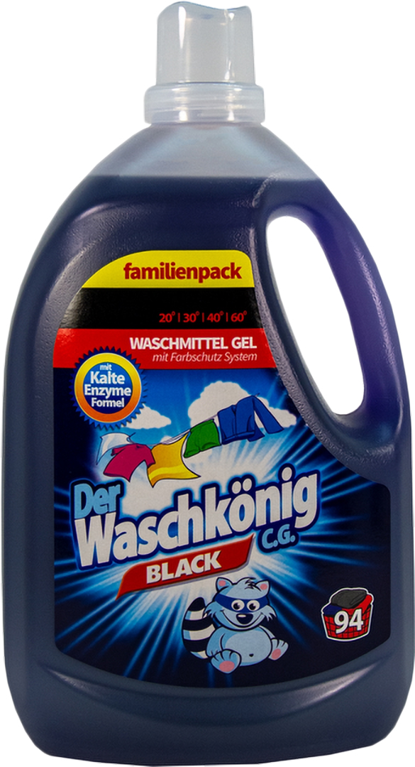 Гель для стирки Waschkonig Black 3 305 мл (4260418935721) - Фото 1