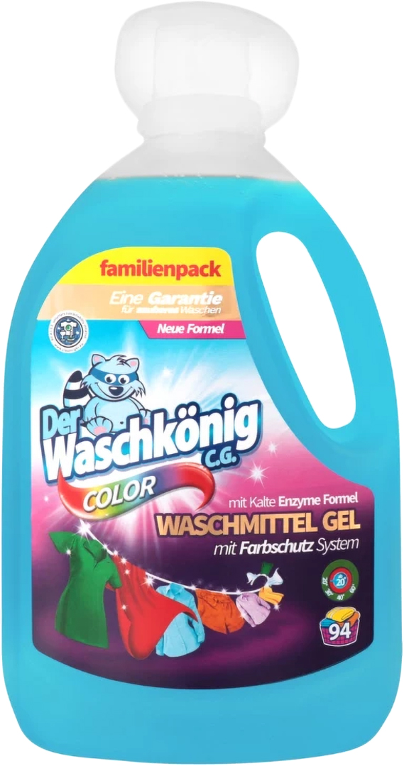 Гель для стирки Waschkonig WASCHKONIG Color 3 305 мл (4260418935714) - Фото 1
