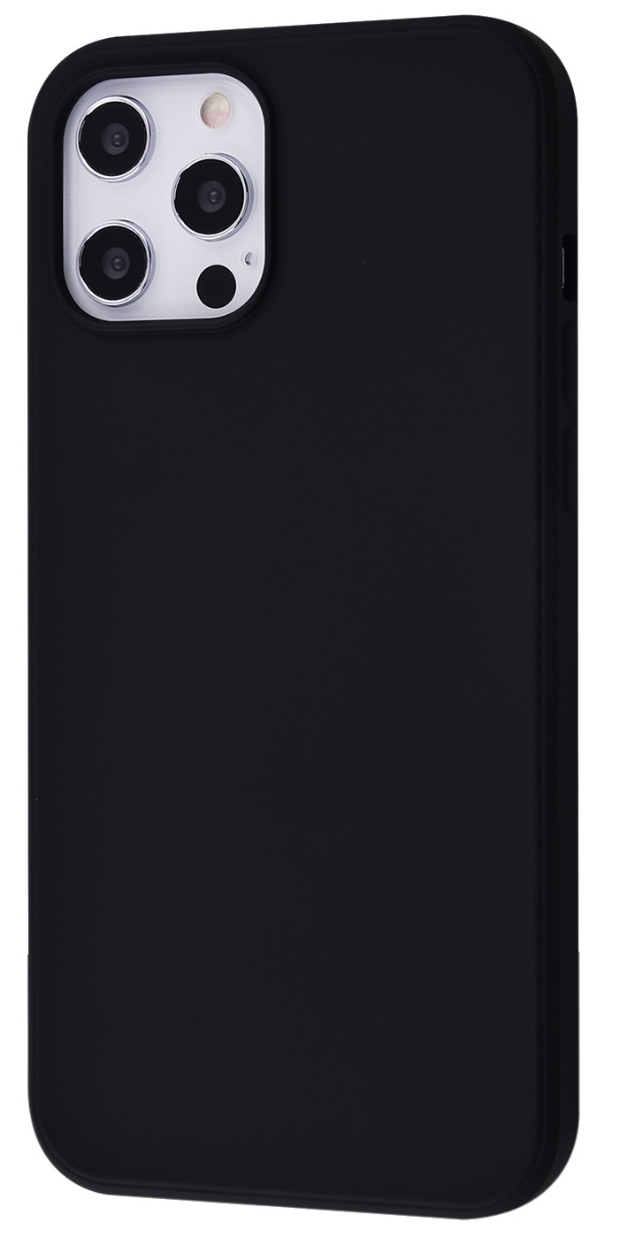 Уценка - Чехол для смартфона WAVE Colorful Case (TPU) iPhone 12 Pro Max (black) - Фото 1