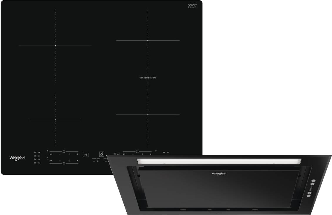 Комплект техніки Whirlpool Варильна поверхня + Витяжка вбудована Whirlpool  + WCT363FLTK