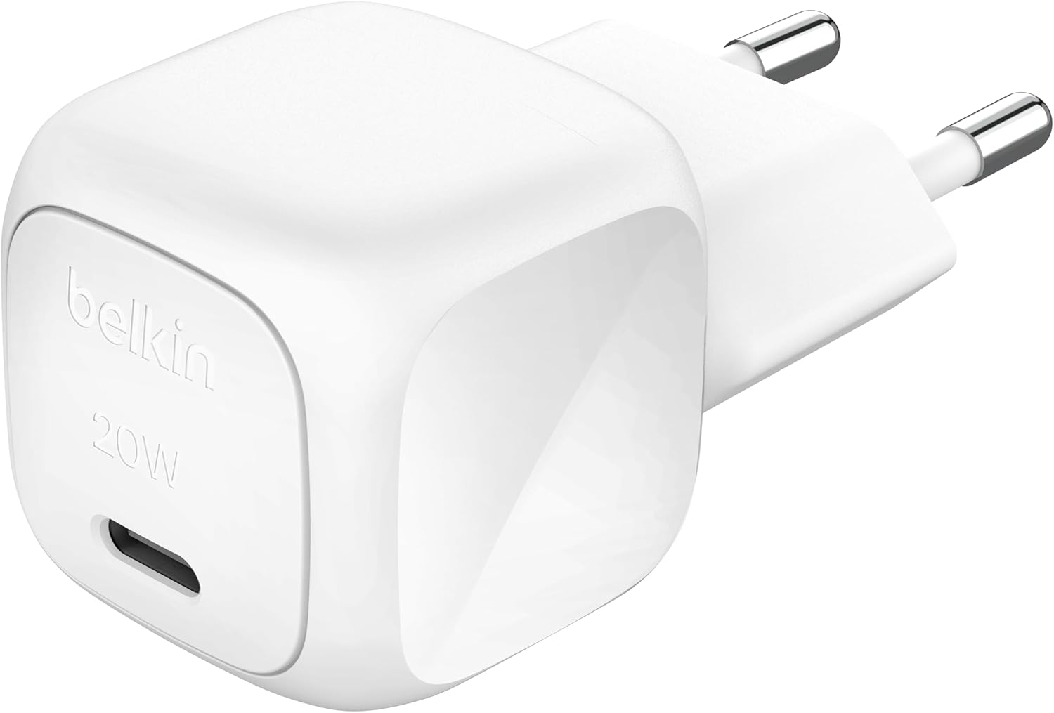 Мережевий зарядний пристрій Belkin 20Вт USB-C PD PPS White (WCA009KQWH) - Фото 1