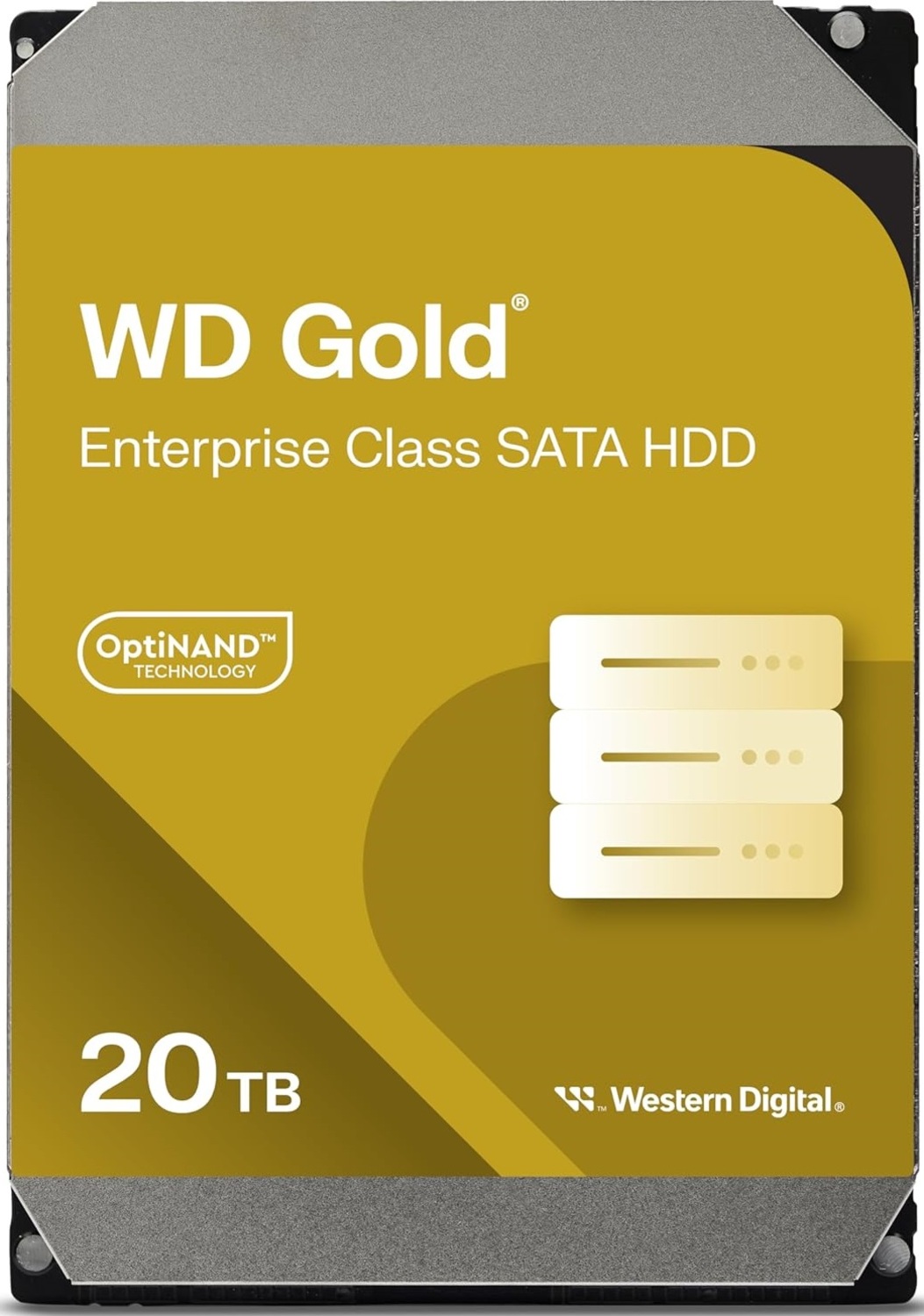 Жорсткий диск внутрішній Western Digital 20TB 3.5" 7200 512MB SATA Gold (WD203KRYZ) - Фото 1