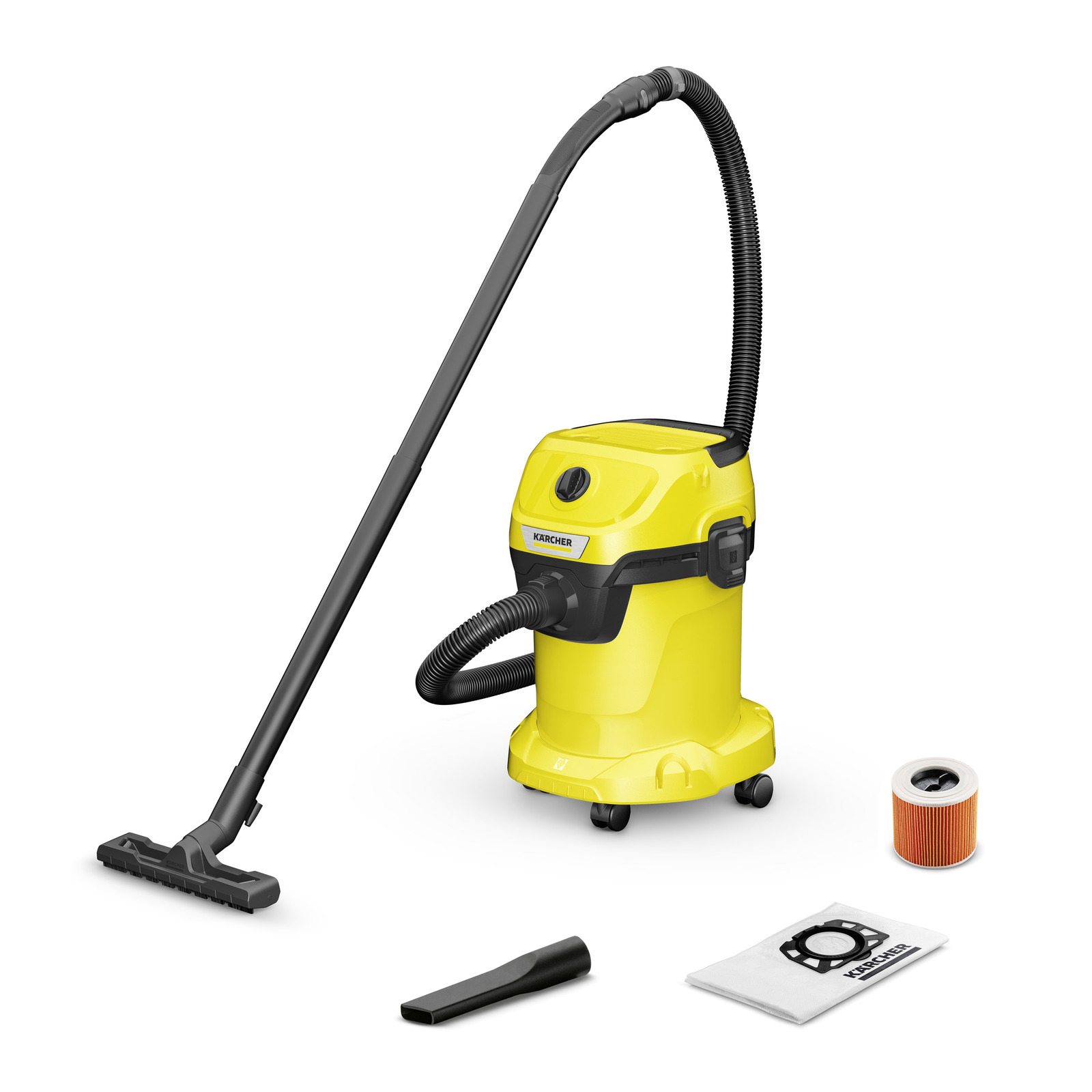 Пылесос для сухой уборки с мешком Karcher WD 3 V-17/4/20 (1.628-127.0) - Фото 1