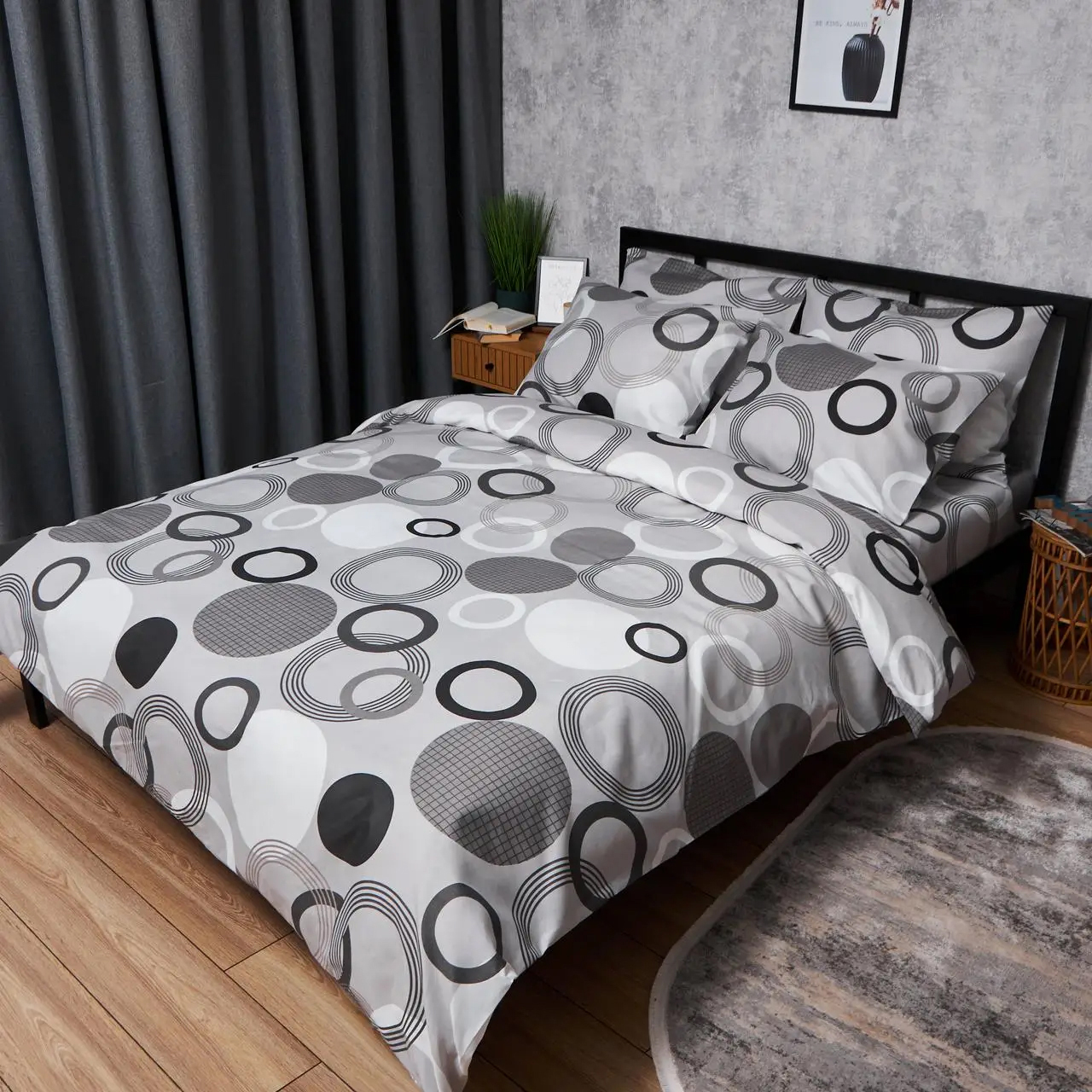 Купити Комплект постільної білизни Moon&Star Мікросатин Premium Orbit Elegance 200х220 нав. 40х60 см 2 шт. (MS-880000594) - Фото 1 Комплект постільної білизни Moon&Star Мікросатин Premium Orbit Elegance 200х220 нав. 40х60 см 2 шт. (MS-880000594) - Фото 1