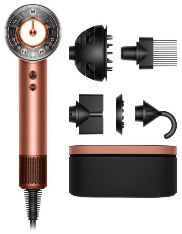 Фен Dyson HD16 Supersonic Nural Amber Silk/Pink Champagne Янтарный шелк/ Розовое шампанское (143709-01) - Фото 1