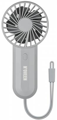 Вентилятор портативный Noveen F220 USB с аккумулятором - Фото 1