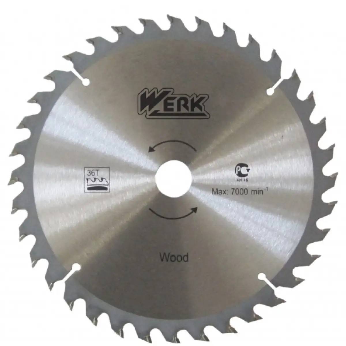 Диск пильный Werk 230х22.23 (WE109119/4332642) - Фото 1