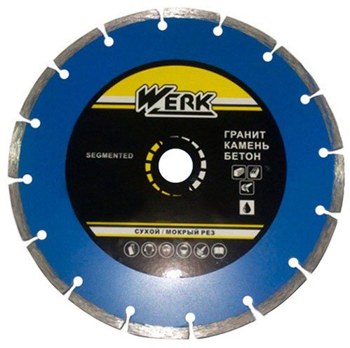 Диск алмазный Werk Segment 1A1RSS/C3-W 125*7*22.23 WE110101/4232611 WERK - Фото 1