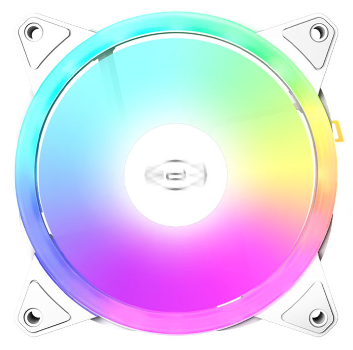 Корпусный вентилятор PCCooler F3 T120 ARGB WH - Фото 1