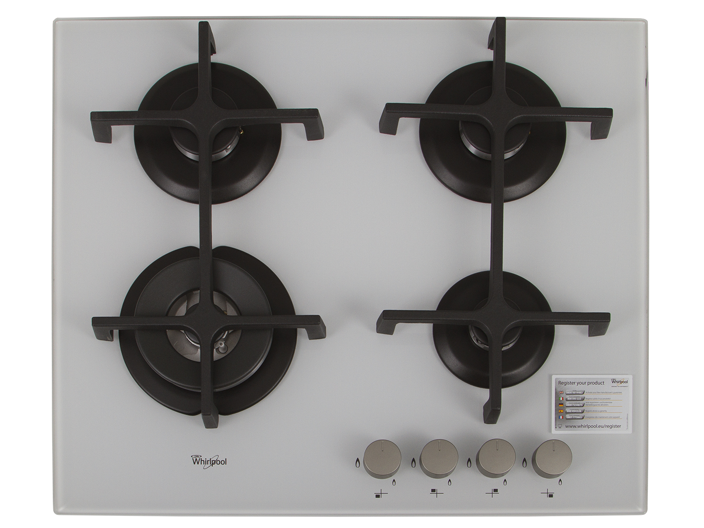 Варочная панель газовая белая Whirlpool GOA 6423/WH купить - цена ...