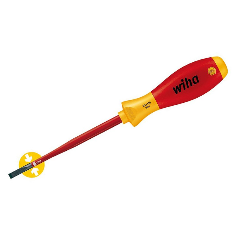 Викрутка Wiha SoftFinish electric slimFix 5.5x125 мм (35391) - Фото 1