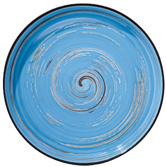 Тарелка обеденная Wilmax Spiral Blue 28 см (WL-669620 / A) - Фото 1