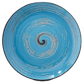 Тарелка десертная Wilmax Spiral Blue 20.5 см (WL-669612 / A) - Фото 1