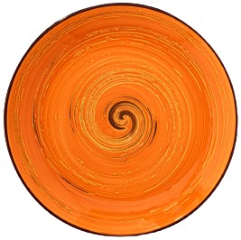 Тарелка десертная Wilmax Spiral Orange 20.5 см (WL-669312 / A) - Фото 1