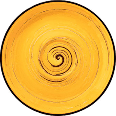 Блюдце Wilmax Spiral Yellow 12 см (WL-669434 / B) - Фото 1