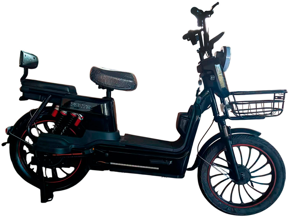 Купить Электроскутер Forte WIND, черный (+Аккумулятор 12V20A/25А 5 шт.) - Фото 1 Электроскутер Forte WIND, черный (+Аккумулятор 12V20A/25А 5 шт.) - Фото 1