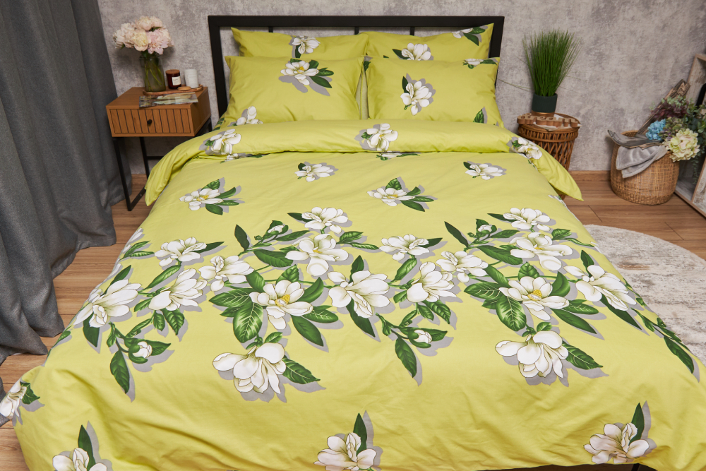 Комплект постільної білизни Moon&Star Бязь Gold Люкс Wisteria 160х220х2 нав. 2х70х70 (MS-820005527) - Фото 1