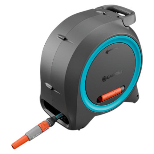 Катушка для шланга Gardena Dual Hose Box настенная/наземная 11 мм, 25 м, синяя (18695-28.000.00) - Фото 1