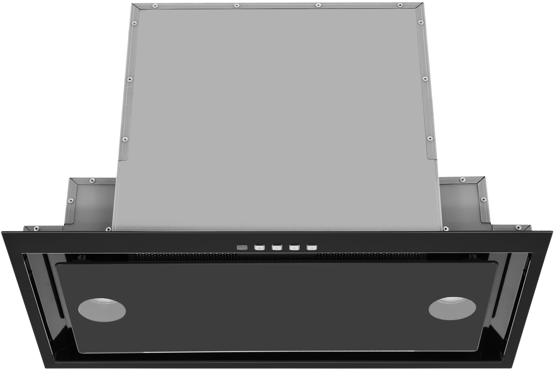Вытяжка встраиваемая Akpo WK-10 Neva Glass 850 Black 60 - Фото 1