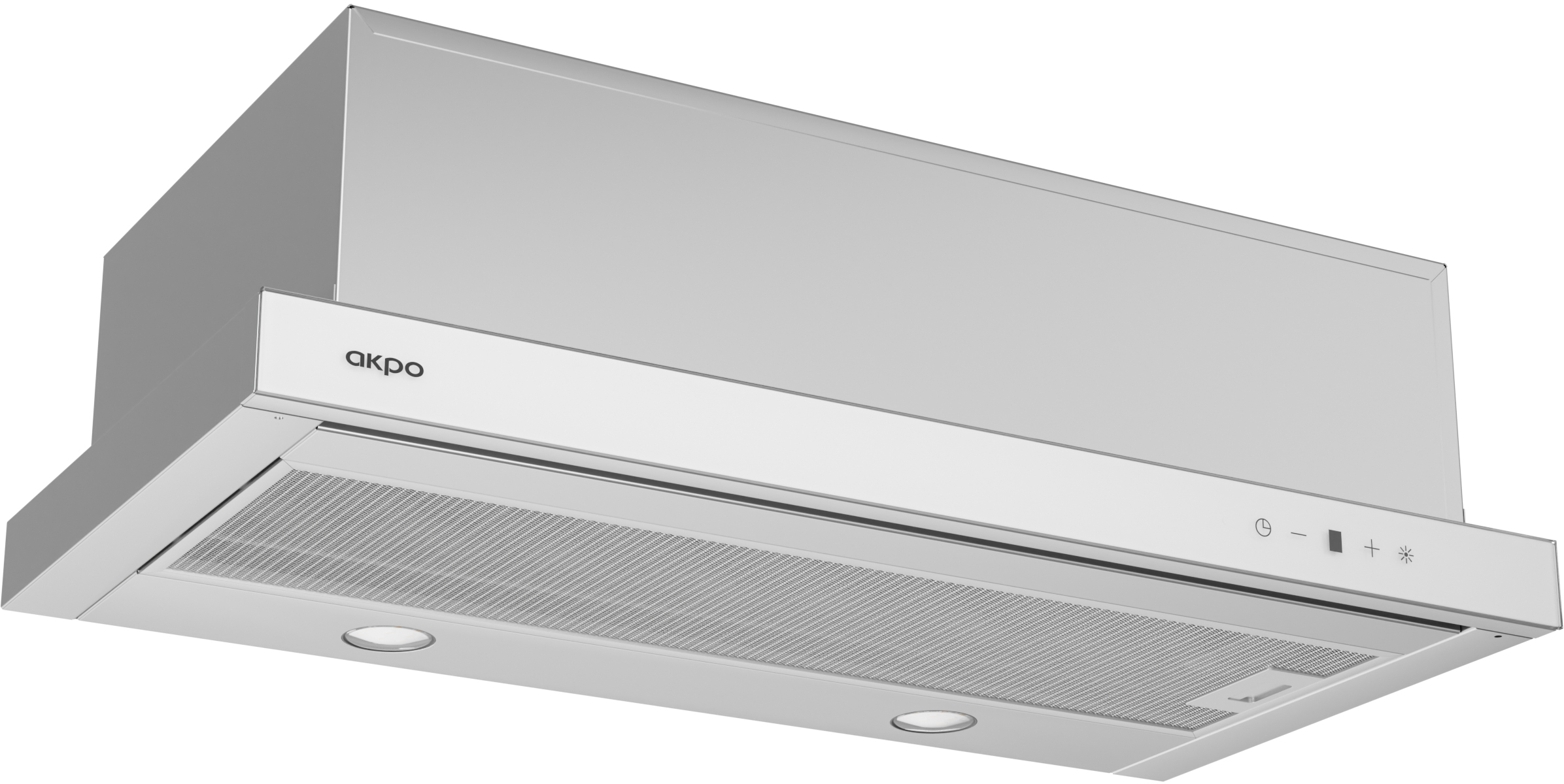 Вытяжка встраиваемая Akpo WK-7 Light Glass Touch 1200 Inox+White 60 - Фото 1