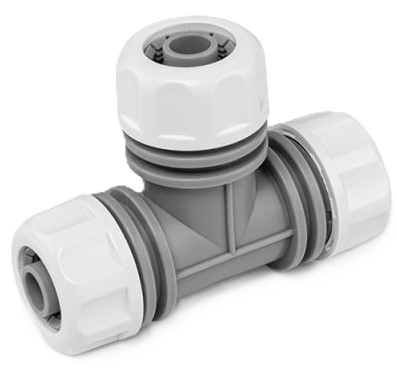 Соединитель для шланга BRADAS 1/2" або 5/8" White line (WL-2210-12) - Фото 1