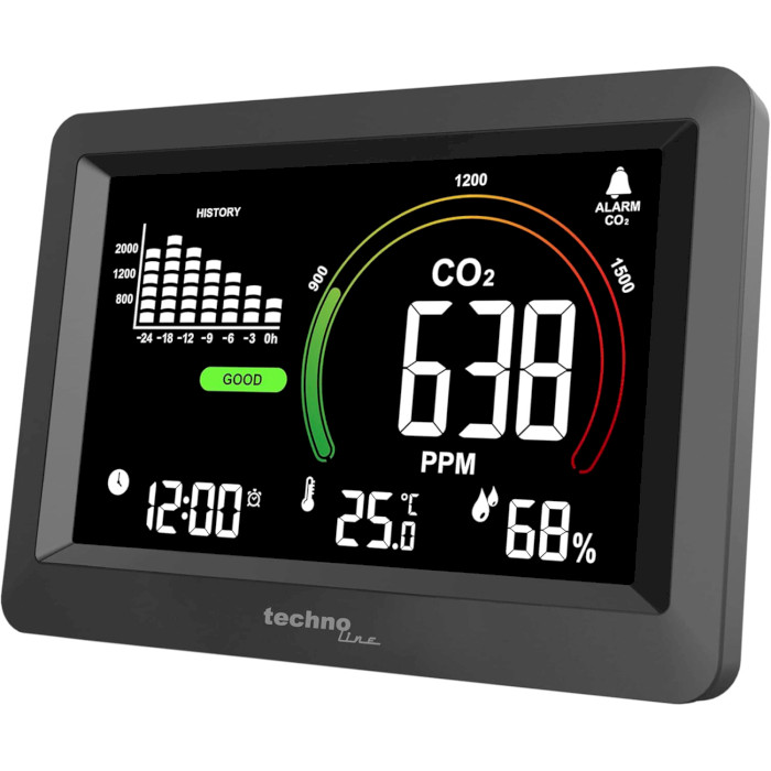 Метеостанция Technoline Black (WL1028) - Фото 1