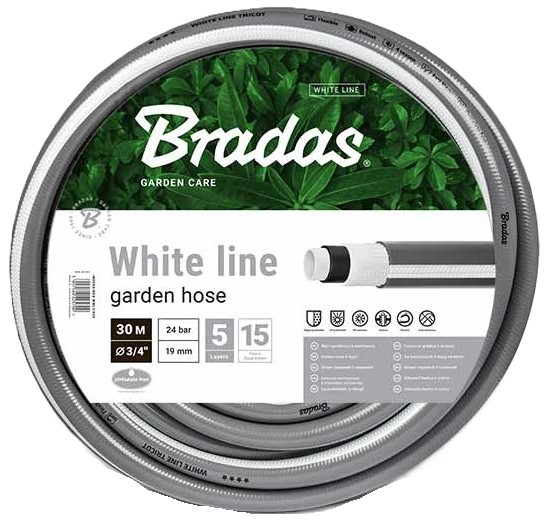 Шланг поливочний BRADAS White Line 1/2" 20 м (WWL1/220) - Фото 1