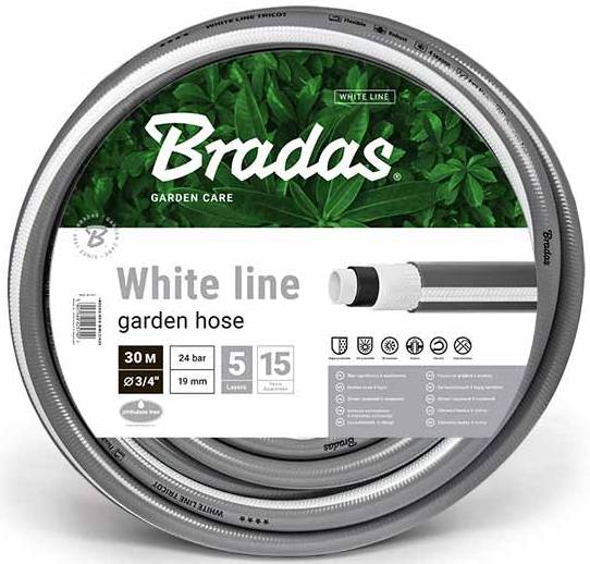 Шланг поливочный BRADAS NTS White 1/2" 30 м (WWL1/230) - Фото 1