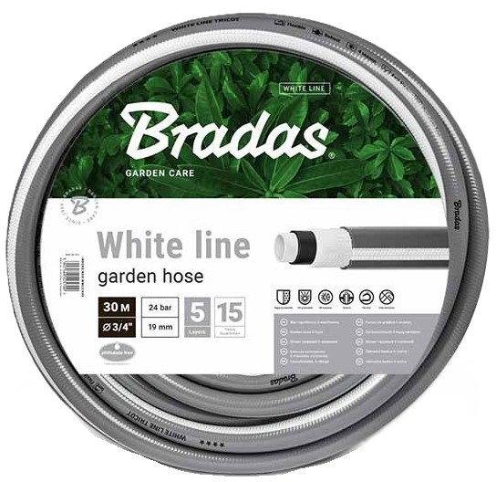 Купить Шланг поливочный BRADAS 3/4" 50 м NTS White (WWL3/450) - Фото 1 Шланг поливочный BRADAS 3/4" 50 м NTS White (WWL3/450) - Фото 1