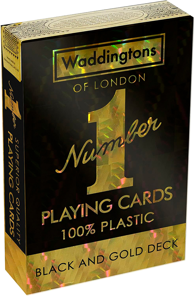 Настольная игра карточная (18+) Winning Moves Waddingtons No.1 Black and Gold (WM00755-EN1-12) - Фото 1