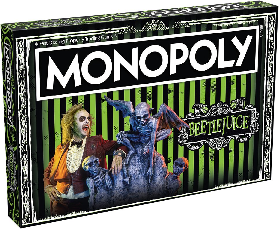 Настольная игра стратегическая (12+) Winning Moves BEETLEJUICE - Monopoly UK (WM03321-EN1-6) - Фото 1