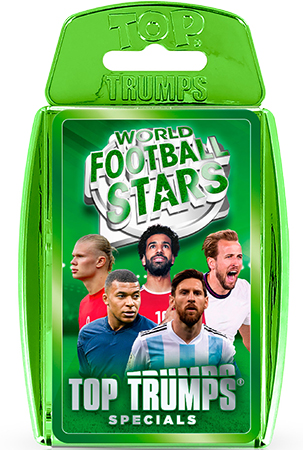 Настольная игра карточная (5-7 лет) Winning Moves WORLD FOOTBALL STARS Top Trumps - UK, Зеленый (WM04533-EN1-6) - Фото 1