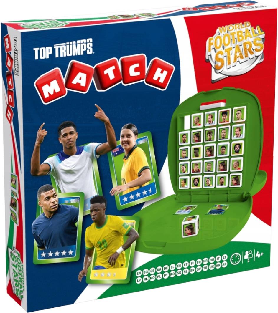 Настільна гра карткова (8+) Winning Moves WORLD FOOTBALL STARS Match (WM05352-ML1-6) - Фото 1