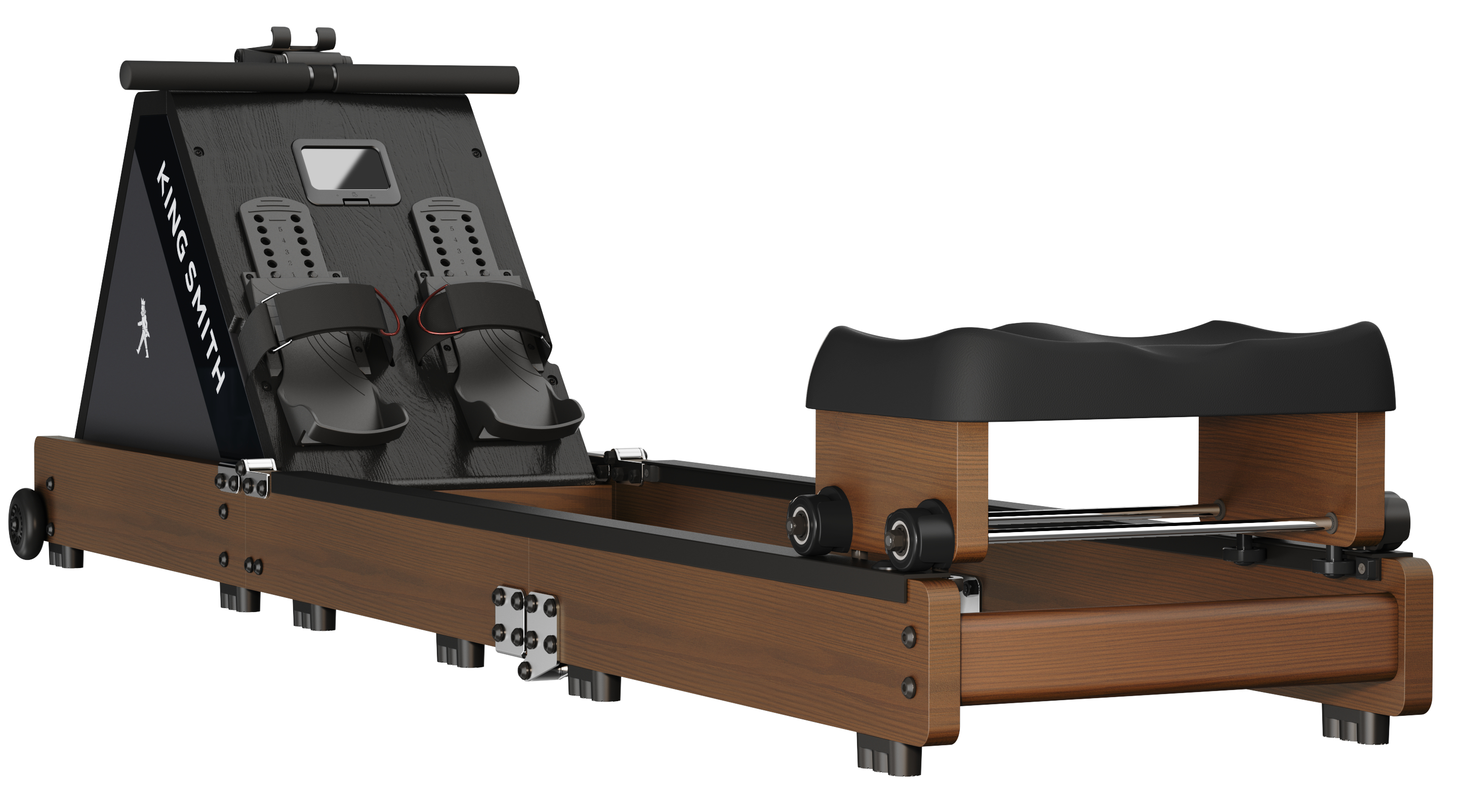 Гребний тренажер Kingsmith Водний із системою потрійного складання WR20 (RMWR20F) Walnut Wood - Фото 1