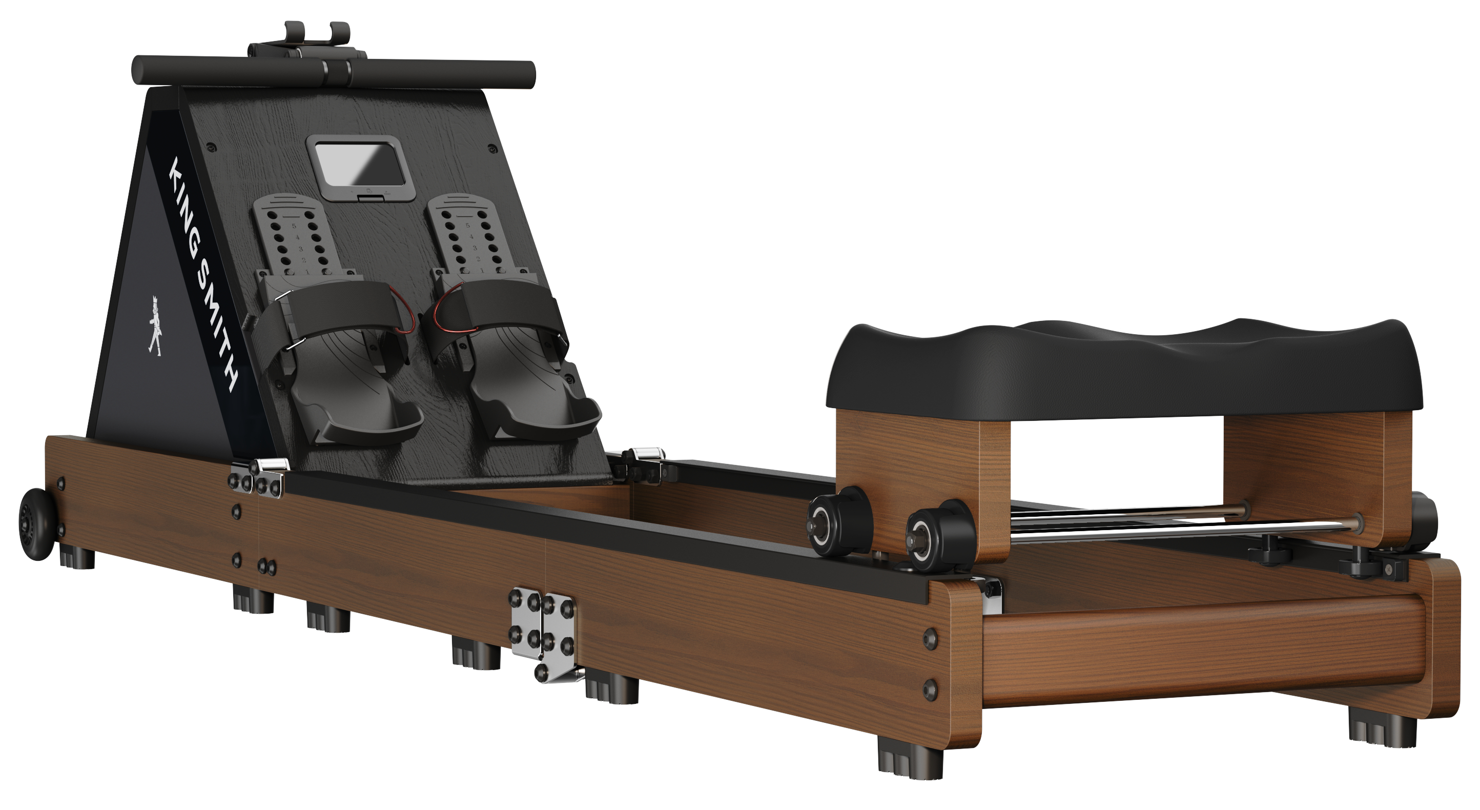 Купить Гребной тренажер KingSmith Водный с системой тройной сборки WR20 (RMWR20F) Walnut Wood - Фото 1 Гребной тренажер KingSmith Водный с системой тройной сборки WR20 (RMWR20F) Walnut Wood - Фото 1