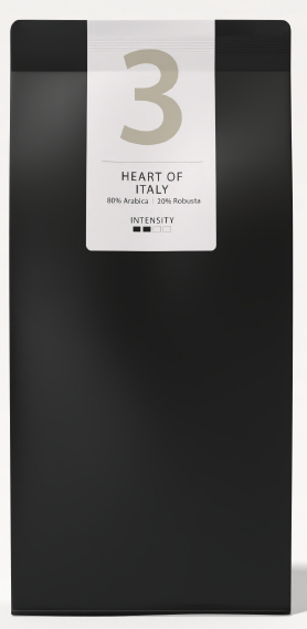 Кава в зернах One Love смажена з кофеїном WMF Heart of Itali 500 г - Фото 1