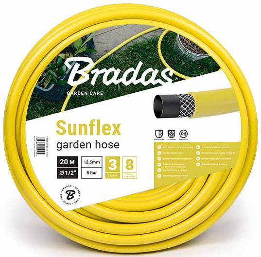 Купити Шланг поливочний BRADAS Sunflex 1 1/4" 50 м (WMS11/450) - Фото 1 Шланг поливочний BRADAS Sunflex 1 1/4" 50 м (WMS11/450) - Фото 1