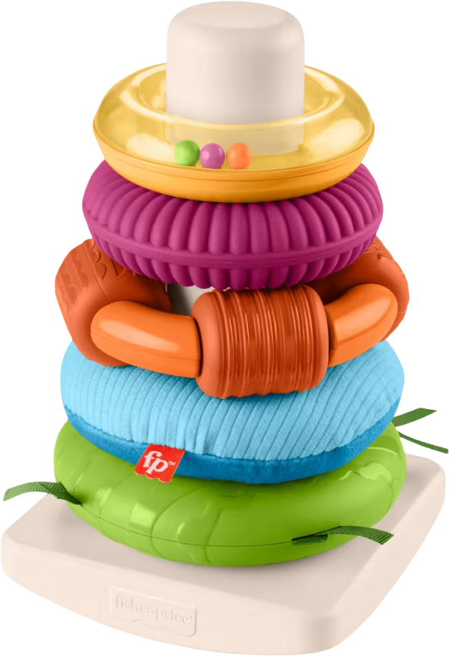Пірамідка Fisher-Price Розвиток сенсорики (HXK47) - Фото 1