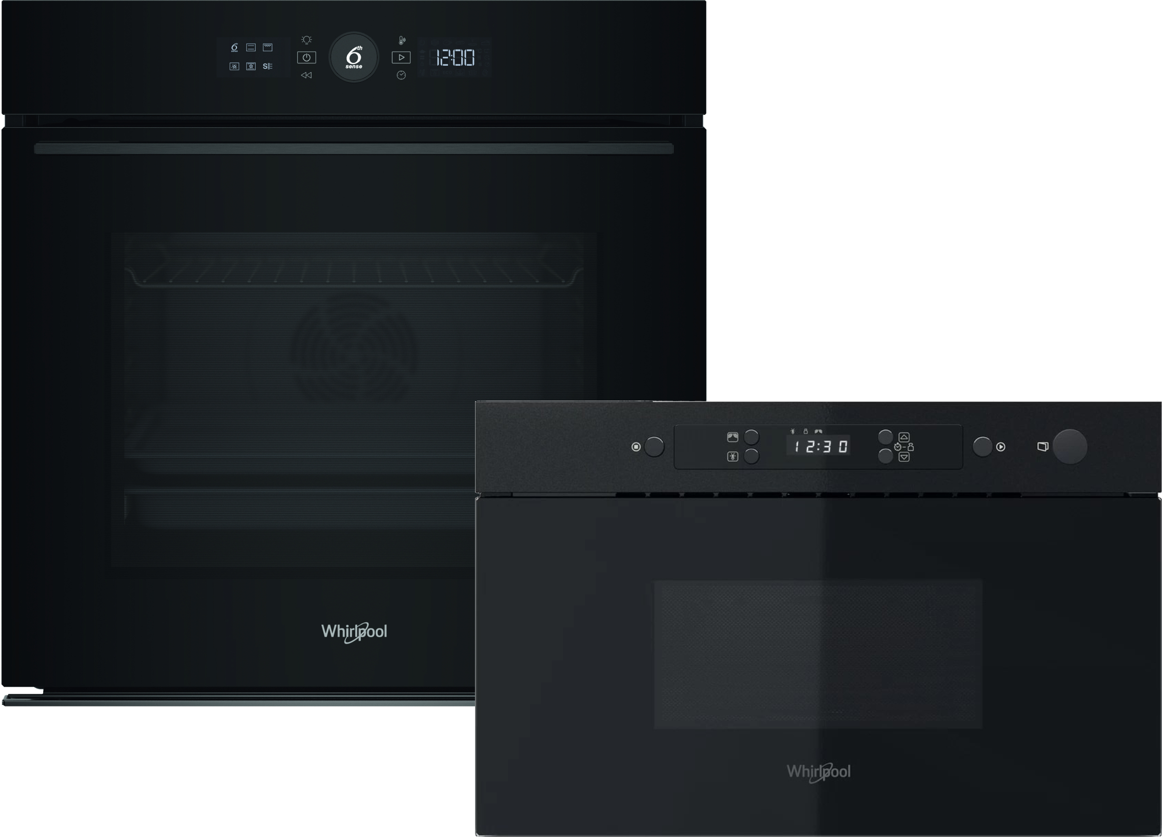 Комплект техніки Whirlpool Духова шафа + Мікрохвильова піч вбудована Whirlpool WOI5S8CM1SBA + MBNA900B